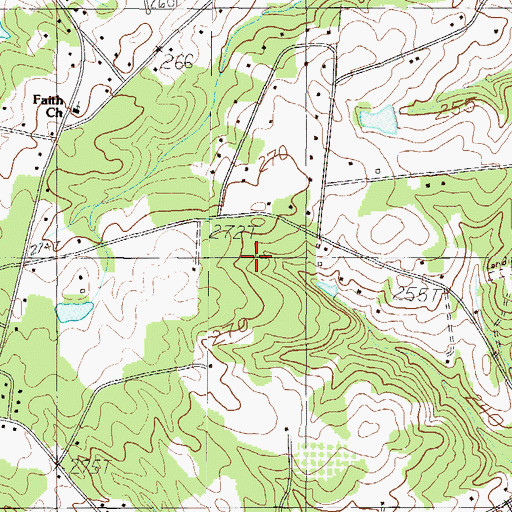 Topographic Map of Woodland Village, SC