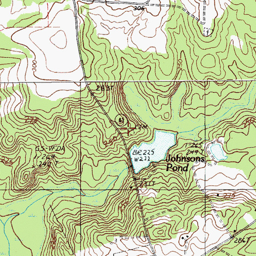 Topographic Map of Pate Chapel (historical), SC