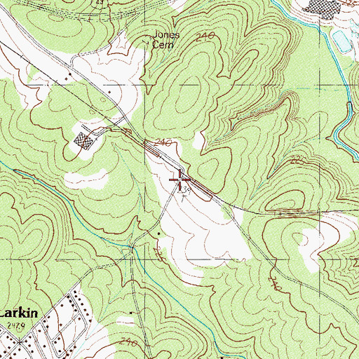 Topographic Map of Fairmont Mills, SC