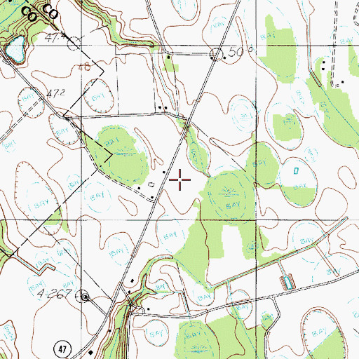 Topographic Map of Goodbys School (historical), SC