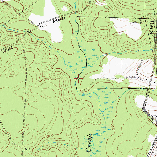 Topographic Map of Ham Creek, SC