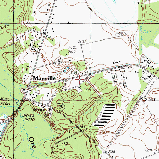 Topographic Map of Hepsibah Church, SC