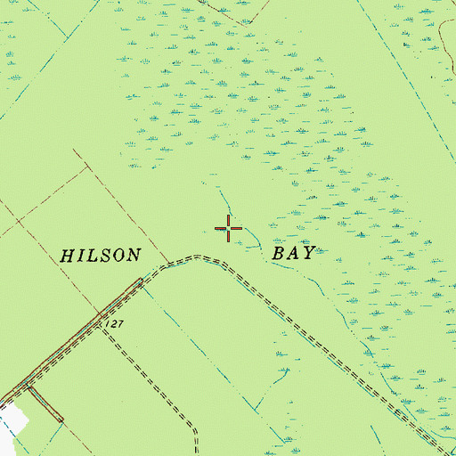 Topographic Map of Hilson Bay, SC