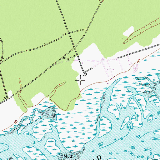 Topographic Map of Hilton Head Island, SC