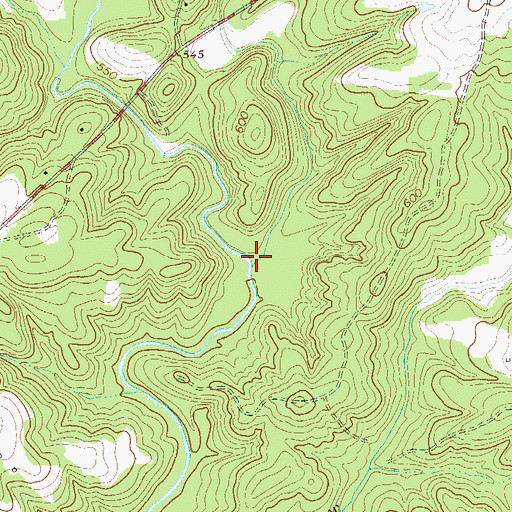 Topographic Map of Hogskin Creek, SC