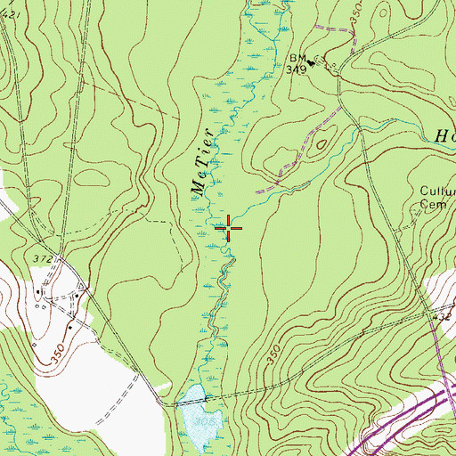 Topographic Map of Holston Branch, SC