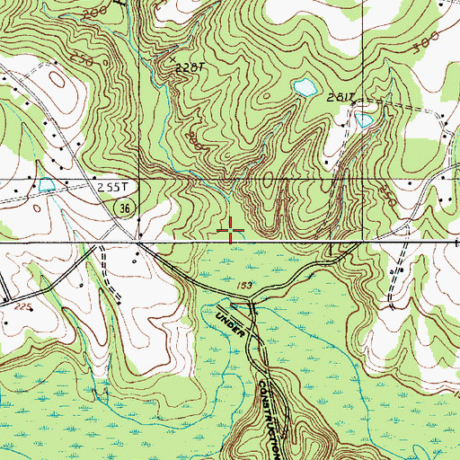 Topographic Map of Horse Head Branch, SC