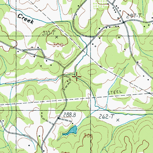 Topographic Map of Jamison Mill Creek, SC