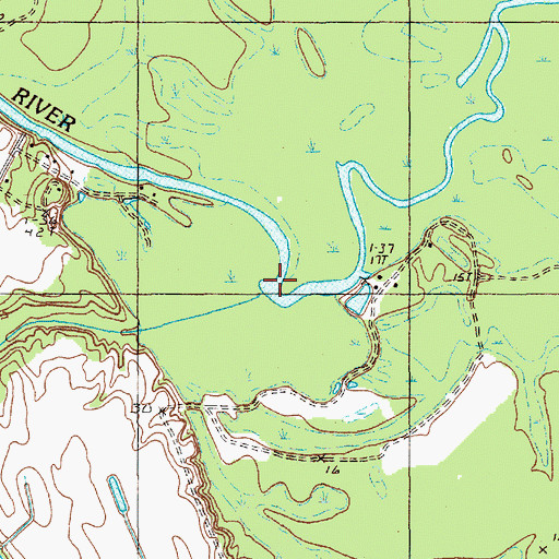 Topographic Map of Jumping Run, SC