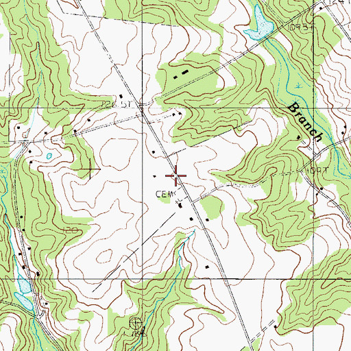 Topographic Map of Kings Grove Church, SC