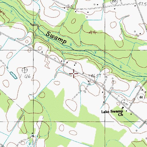 Topographic Map of Lake View School (historical), SC