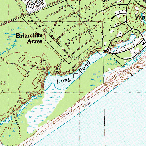 Topographic Map of Long Pond, SC