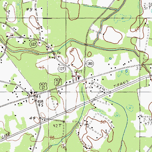 Topographic Map of Macedonia Church, SC