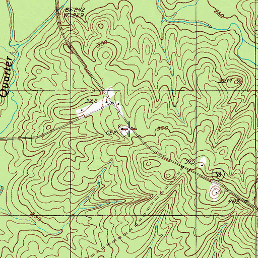 Topographic Map of Macedonia Church, SC