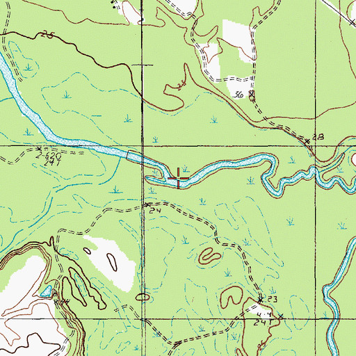 Topographic Map of McElroy Branch, SC