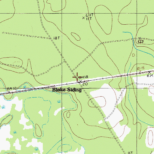 Topographic Map of Blake Siding, SC