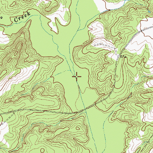 Topographic Map of Burnt Mill Creek, SC