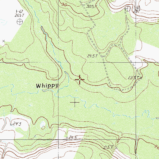 Topographic Map of Calico Branch, SC
