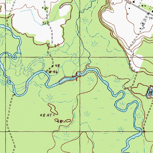 Topographic Map of Clapp Swamp, SC