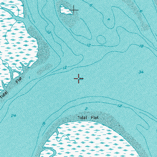 Topographic Map of Colleton River, SC