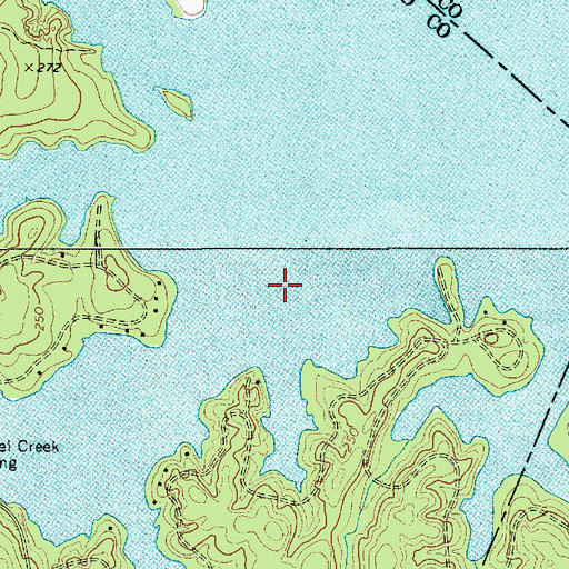 Topographic Map of Colonel Creek, SC
