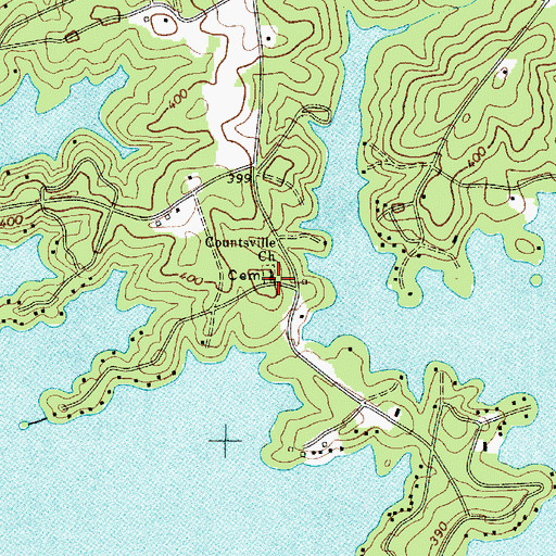 Topographic Map of Countsville Church, SC