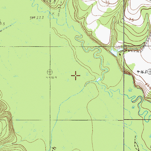 Topographic Map of Double Branch, SC