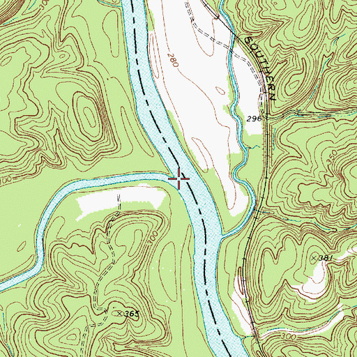 Topographic Map of Enoree River, SC