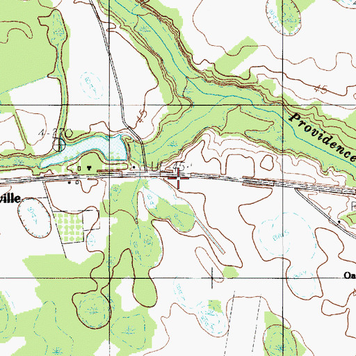 Topographic Map of Felderville, SC