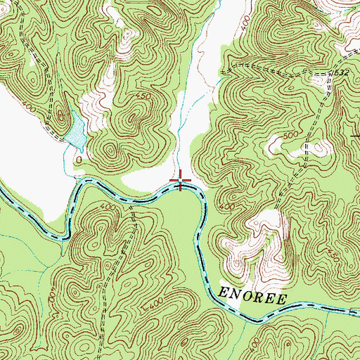 Topographic Map of Frenchman Creek, SC
