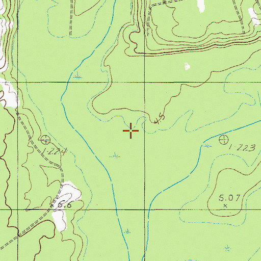 Topographic Map of Fuller Swamp Creek, SC