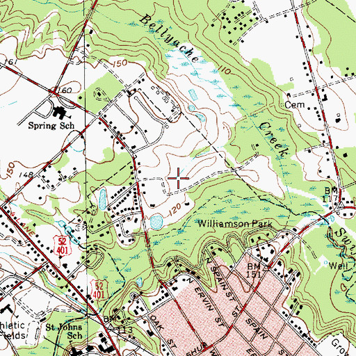 Topographic Map of Southland Medical Center, SC