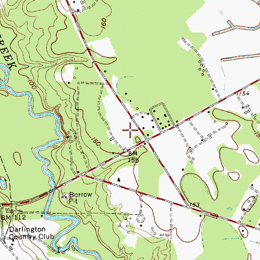 Topographic Map of Wilson Hospital, SC