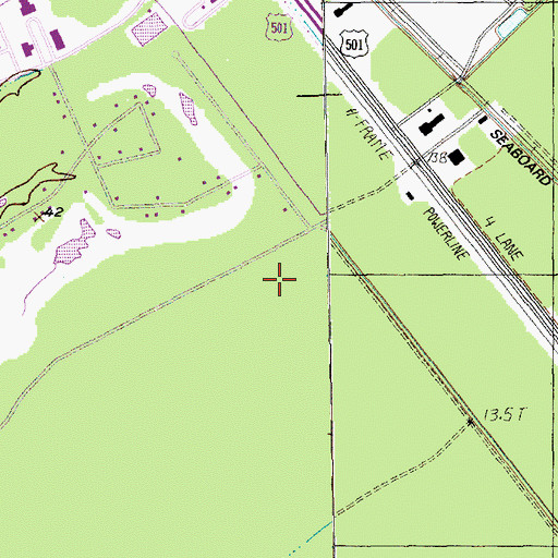 Topographic Map of Conway Hospital, SC