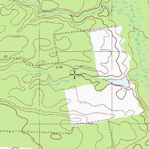 Topographic Map of Barnwell County, SC