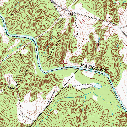 Topographic Map of Fernandeis Mill (historical), SC