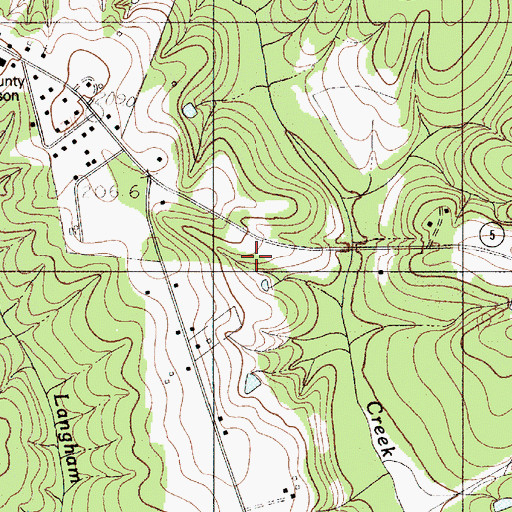 Topographic Map of York County, SC