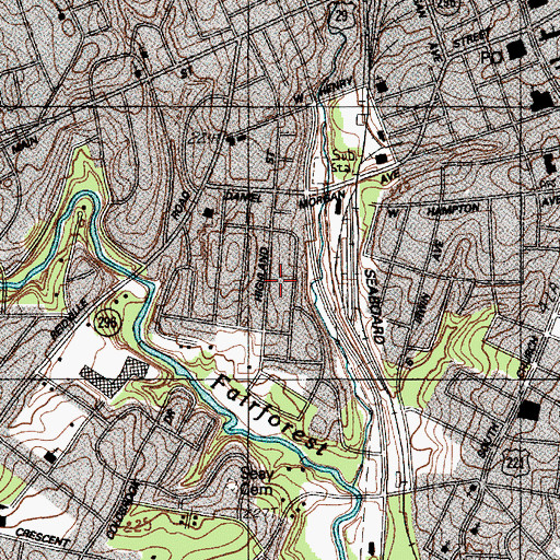 Topographic Map of Bethlehem Community Center, SC