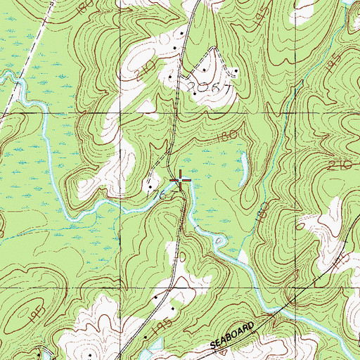 Topographic Map of Crooks Bridge, SC