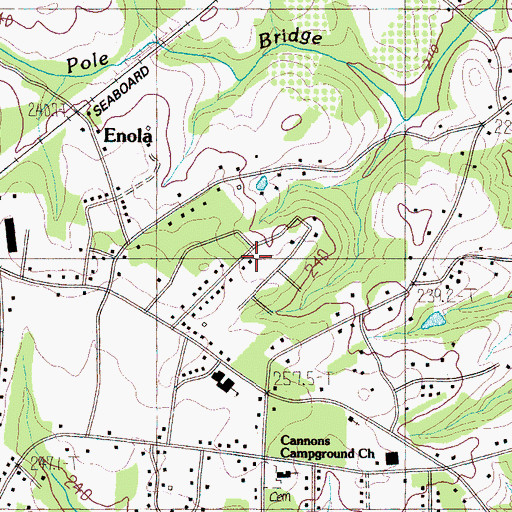 Topographic Map of Bellview Acres, SC