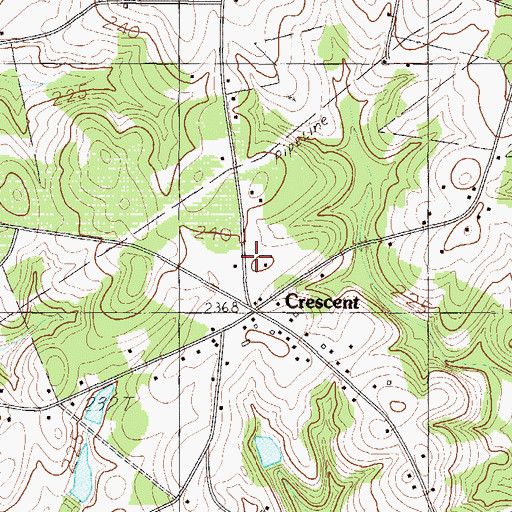 Topographic Map of Belview School (historical), SC