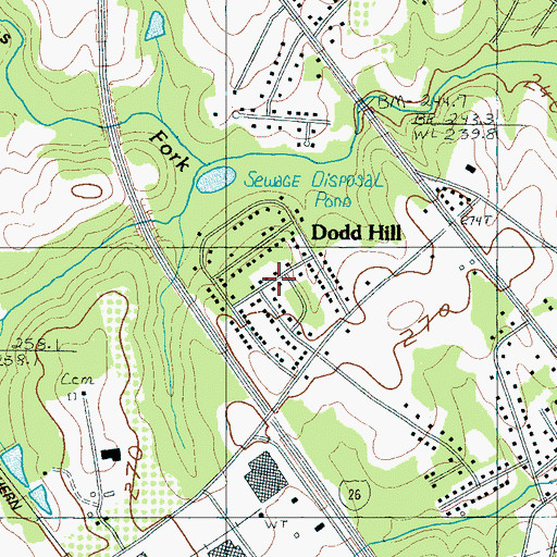 Topographic Map of Bondale, SC