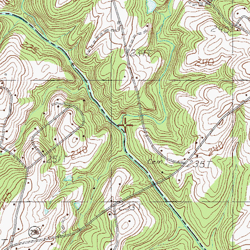 Topographic Map of Brockmans Mill (historical), SC