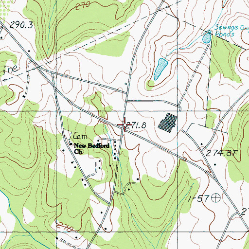 Topographic Map of Bryants Store (historical), SC