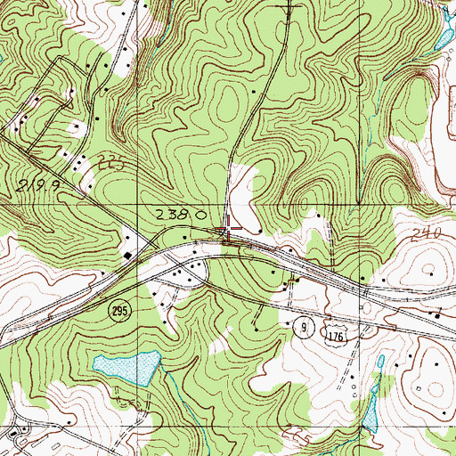 Topographic Map of Calico, SC