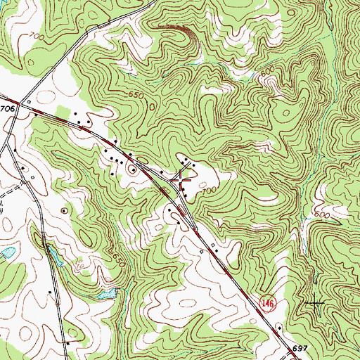 Topographic Map of Casey Pearson School (historical), SC