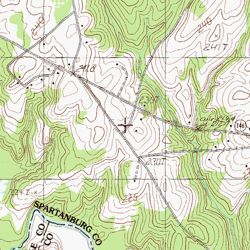 Topographic Map of Church of God, SC