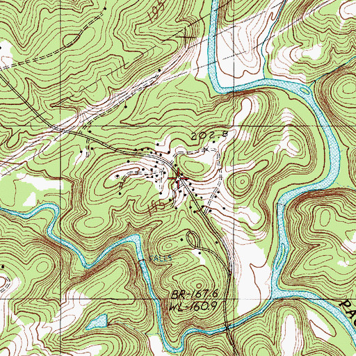 Topographic Map of Church of God, SC
