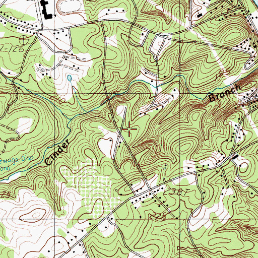 Topographic Map of Clifdale Elementary School, SC