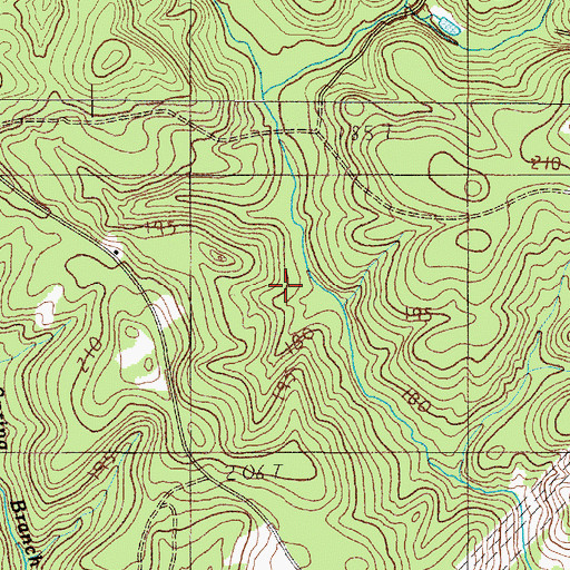 Topographic Map of Coleman School (historical), SC